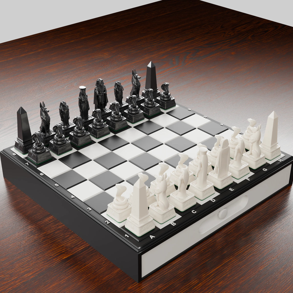 Pièces d'échecs Égypte Antique — set de 32