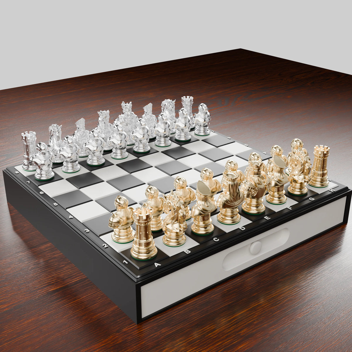 Jeu d'échecs Médiéval — pack complet