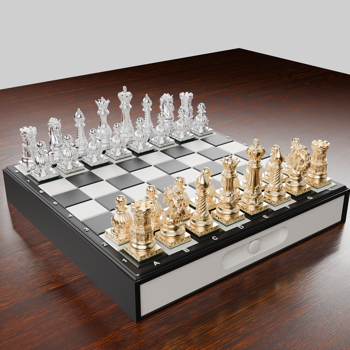 Jeu d'échecs Baroque — pack complet