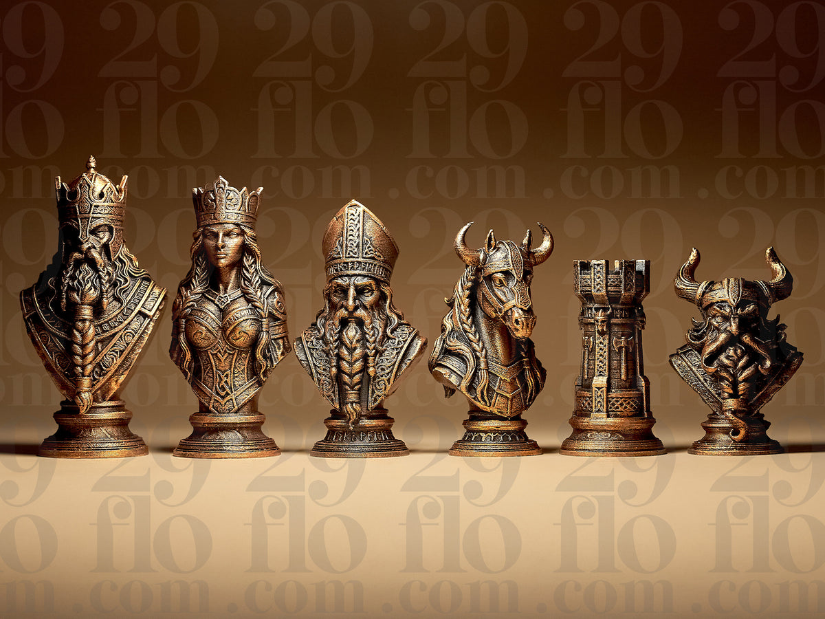 Jeu d'échecs Nordique — pack complet