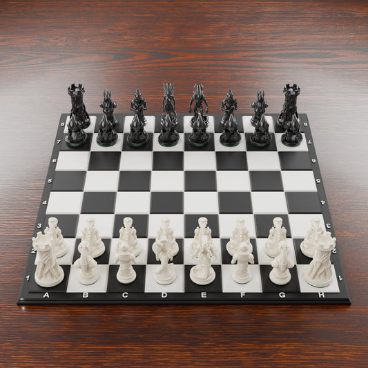 Aliens Chess Set — complete pack