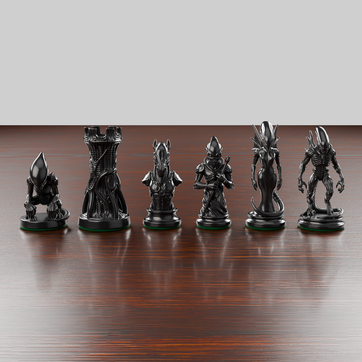 Aliens Chess Pieces — set of 32