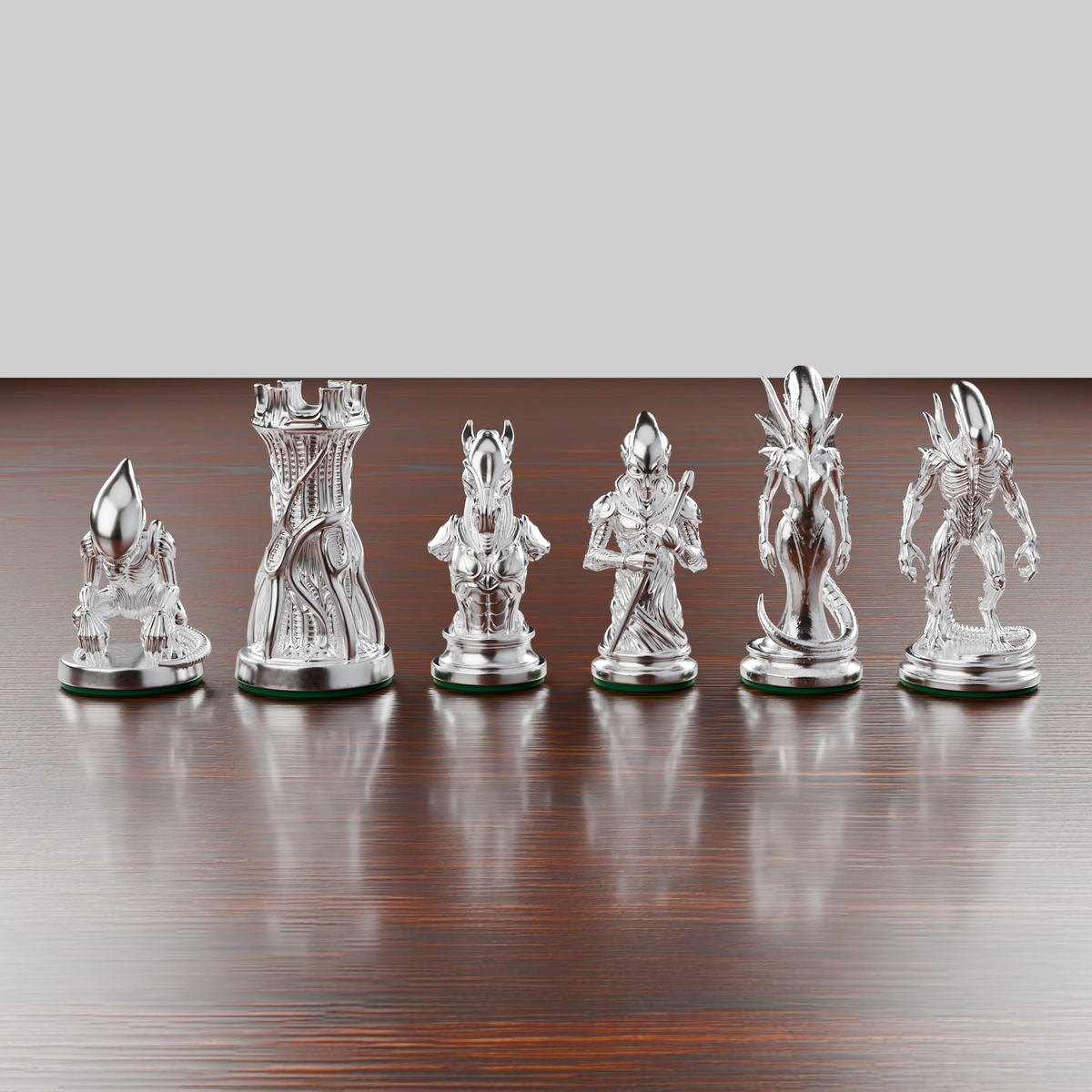 Aliens Chess Pieces — set of 32