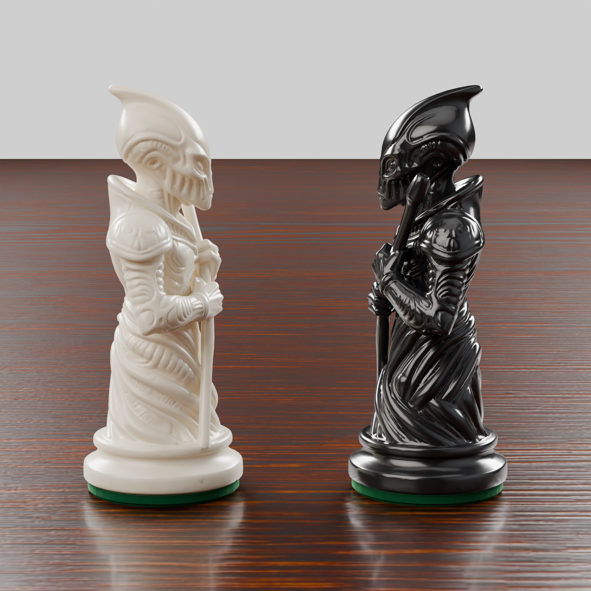 Aliens Chess Pieces — set of 32