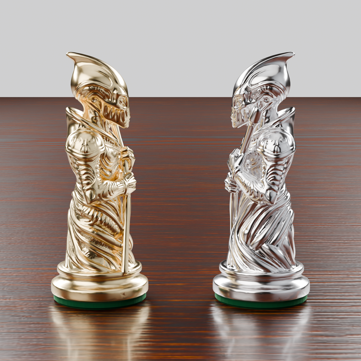 Aliens Chess Pieces — set of 32
