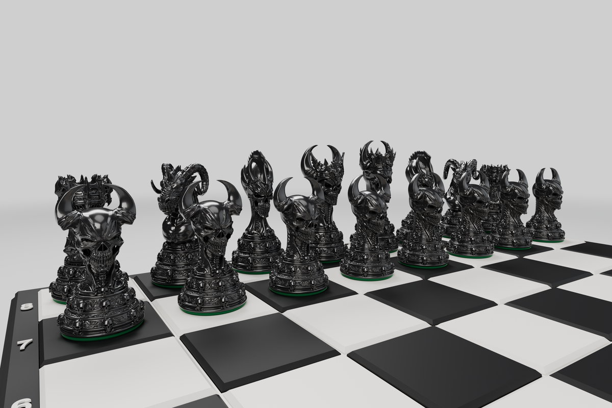 Angels & Demons Chess Pieces — set of 32