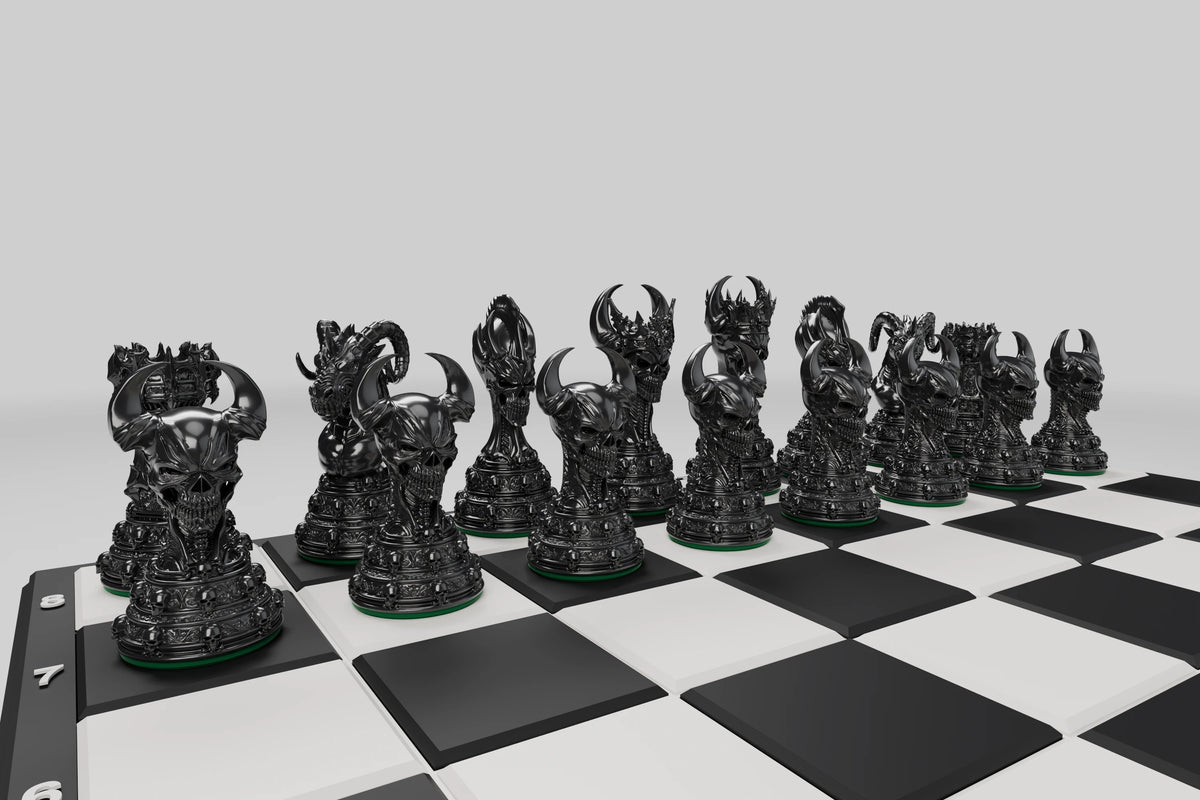 Jeu d'échecs Anges & Démons — pack complet