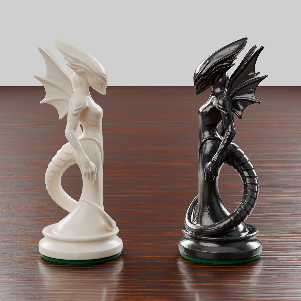Aliens Chess Pieces — set of 32