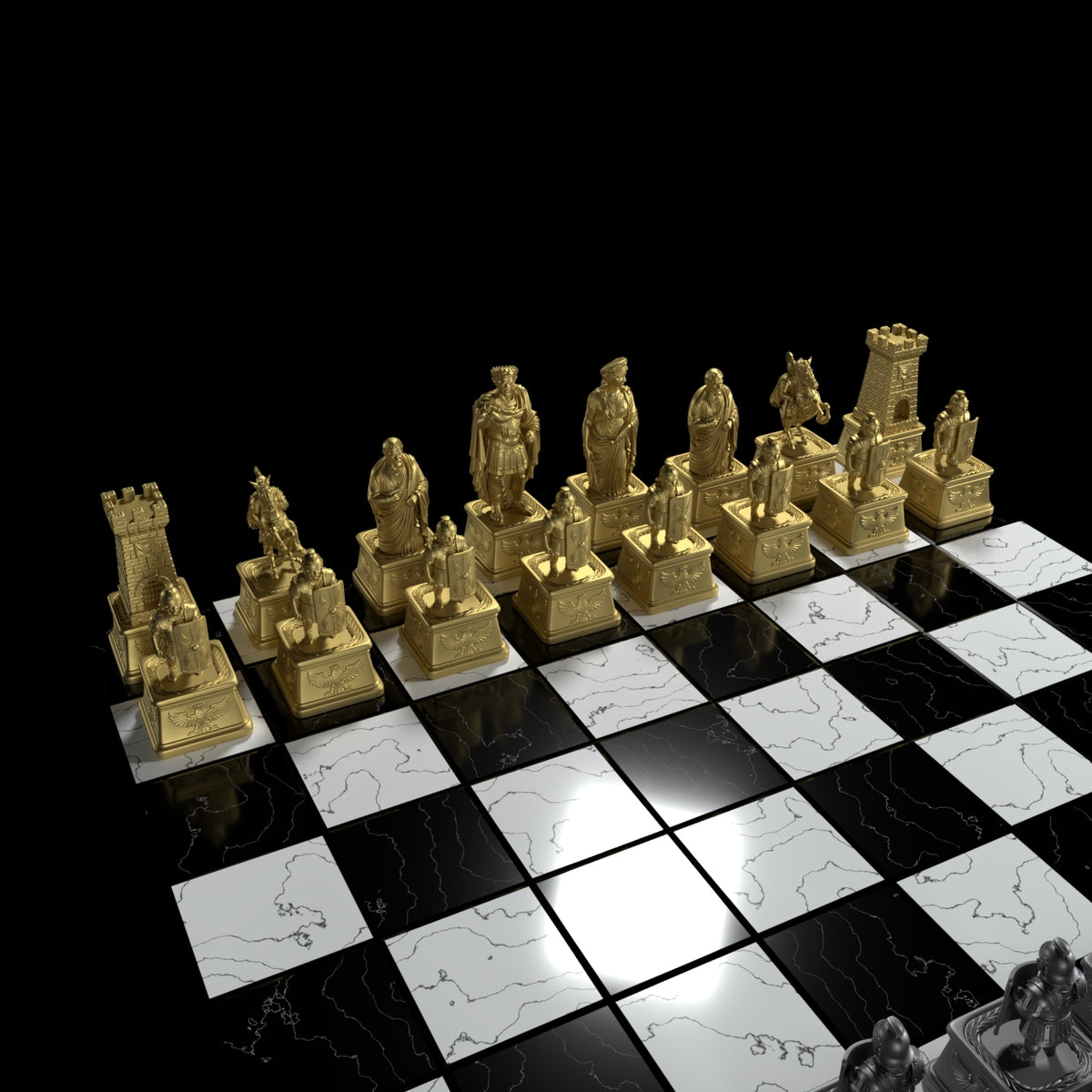 Jeu d'échecs Rome Antique, pack complet — photo 3