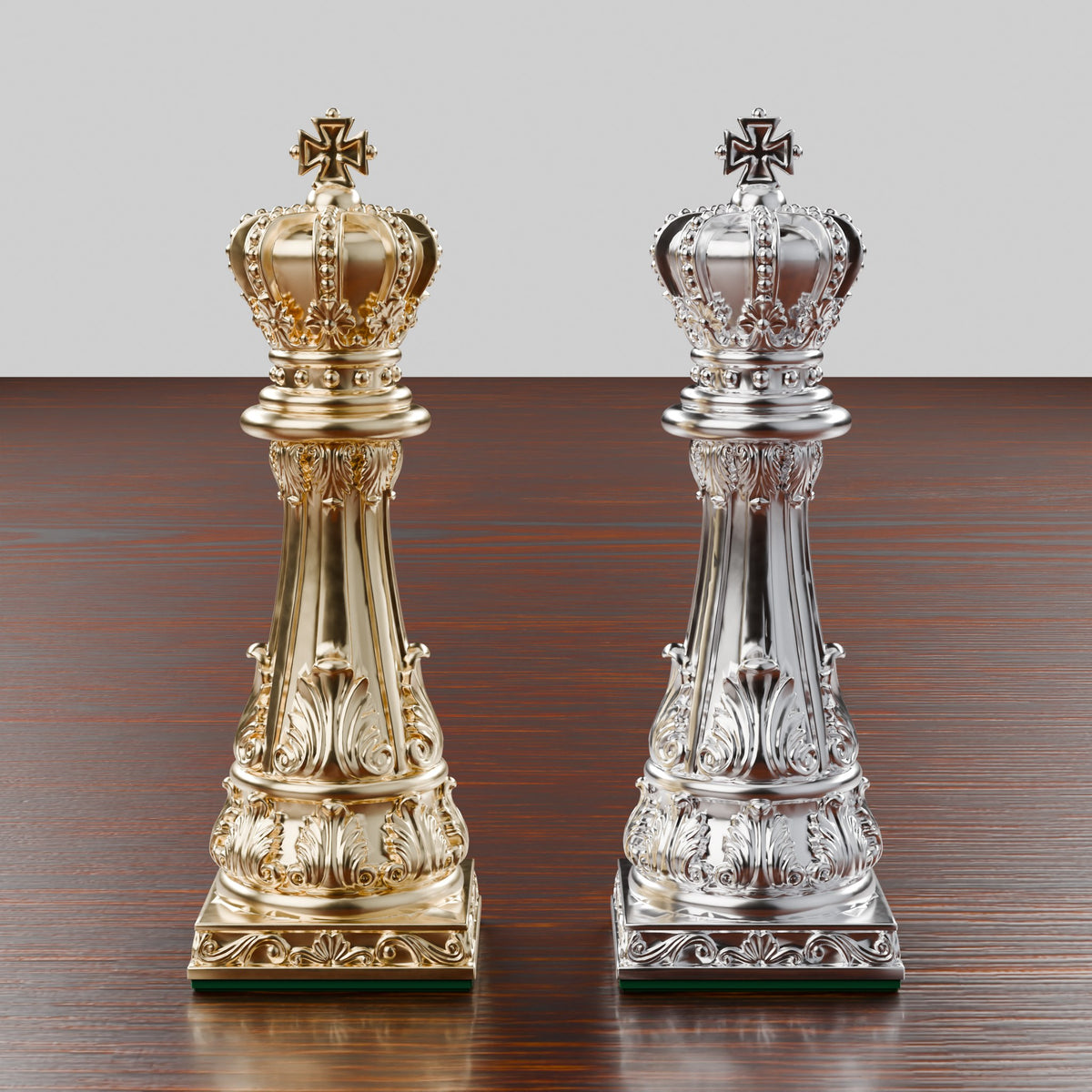 Rois baroques en or et argent