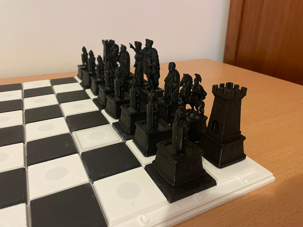 Jeu d'échecs Rome Antique — pack complet