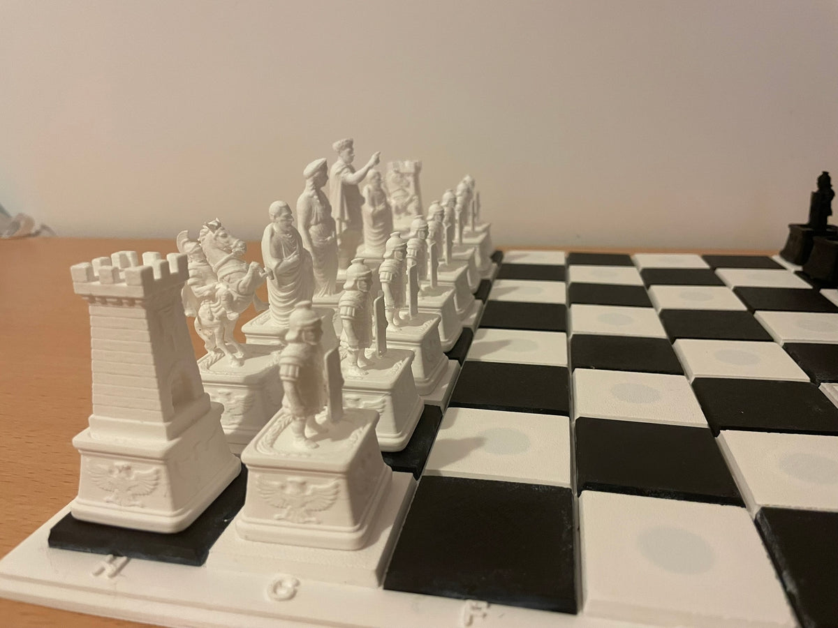 Jeu d'échecs Rome Antique — pack complet