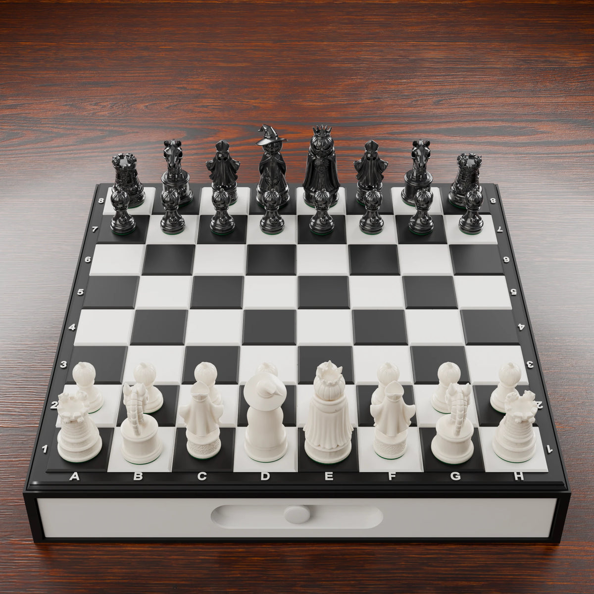 Jeu d'échecs Halloween — pack complet
