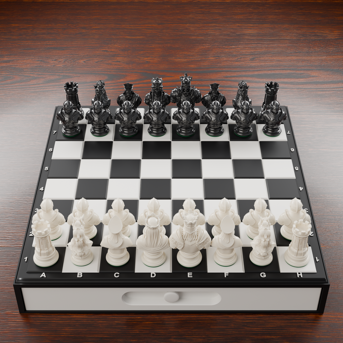 Coffret d'échecs Médiéval — photo 4