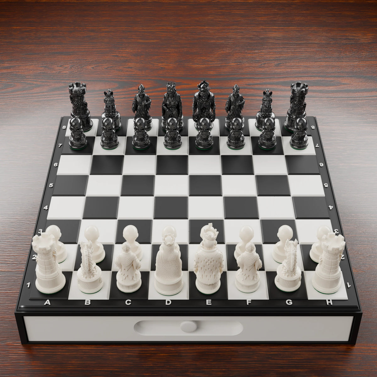 Pièces d'échecs Zombies — set de 32