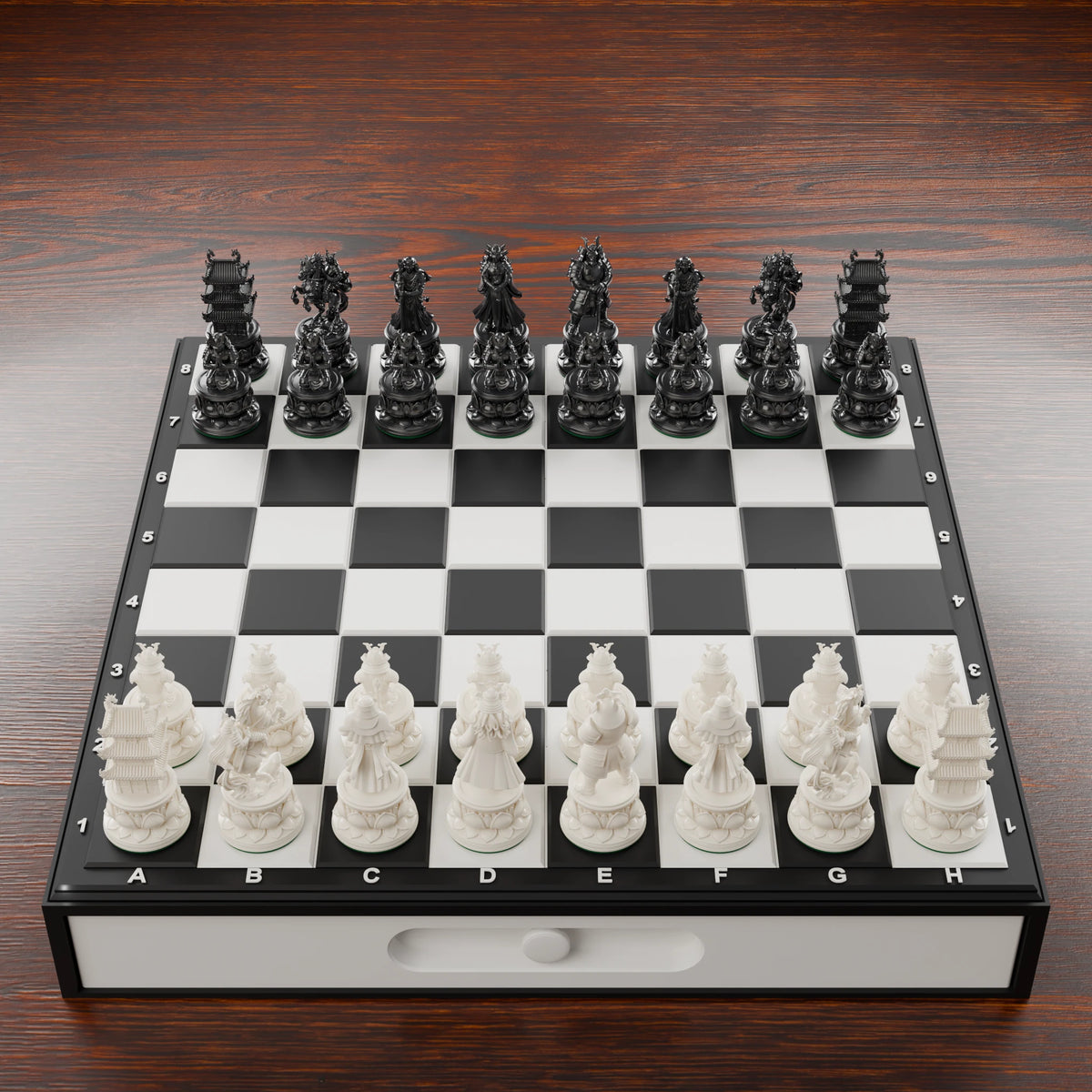 Jeu d'échecs Samouraï — pack complet