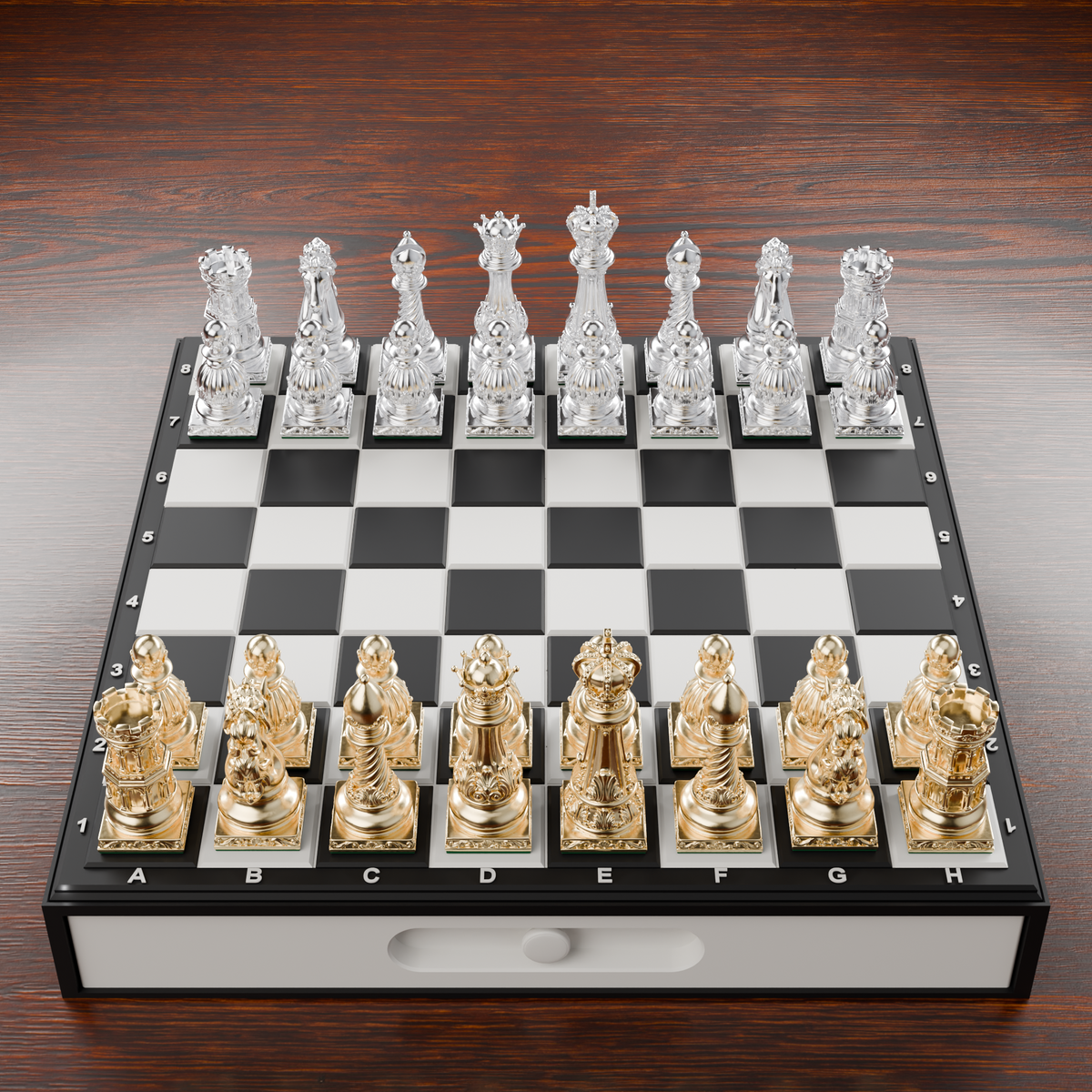 Jeu d'échecs Baroque — pack complet