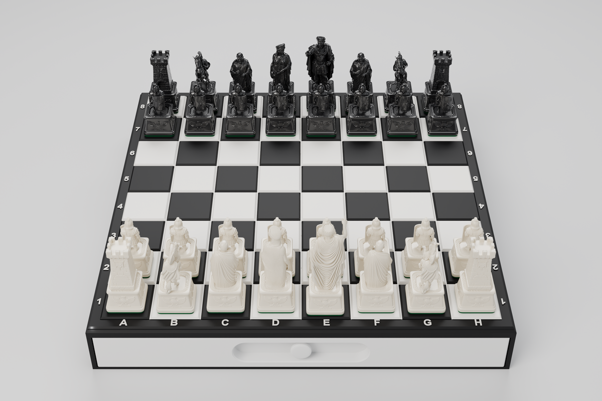 Ancient Rome Chess Pieces — set of 32
