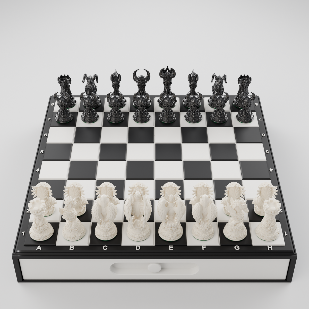 Coffret d'échecs Anges et Démons — photo 2