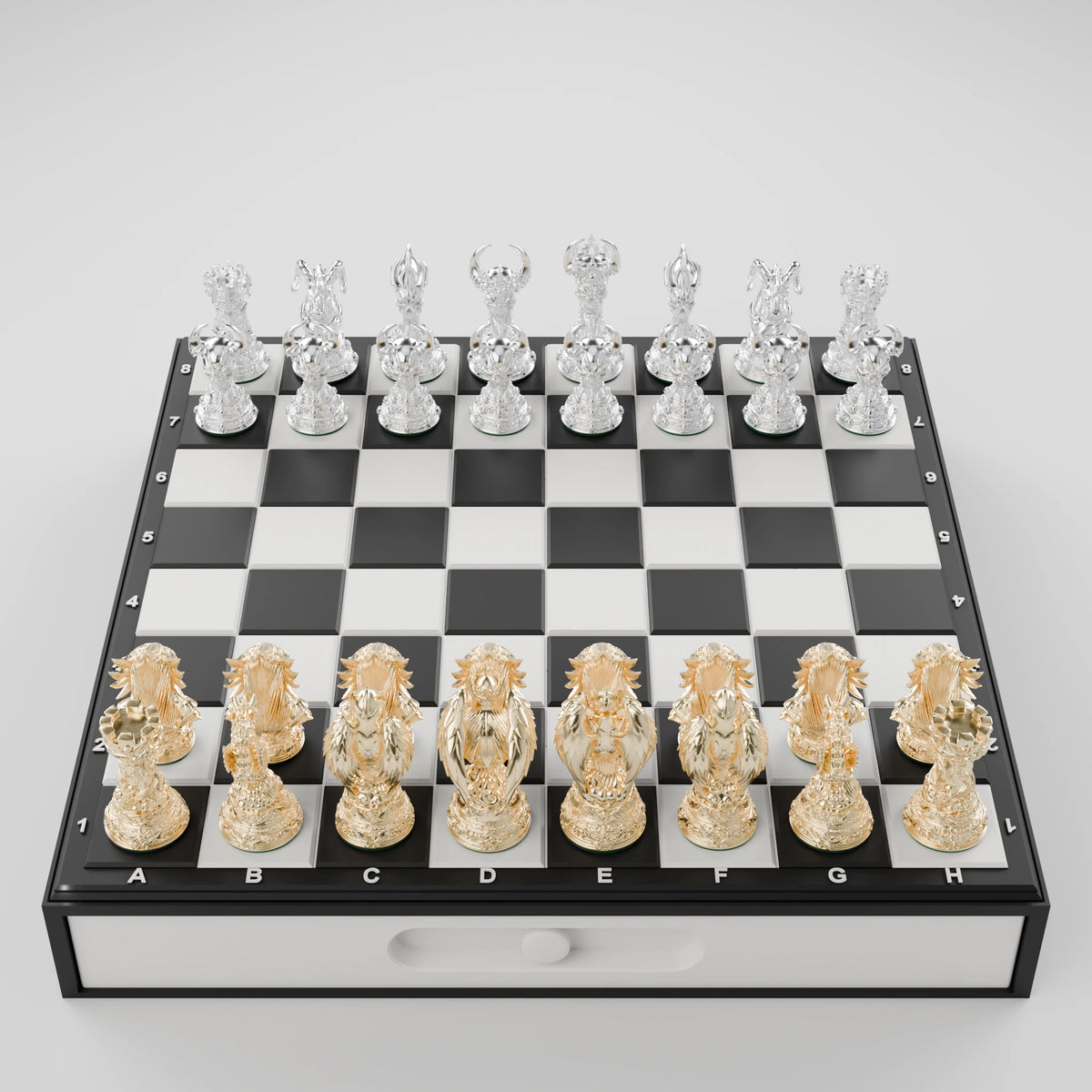 Jeu d'échecs Anges & Démons — pack complet
