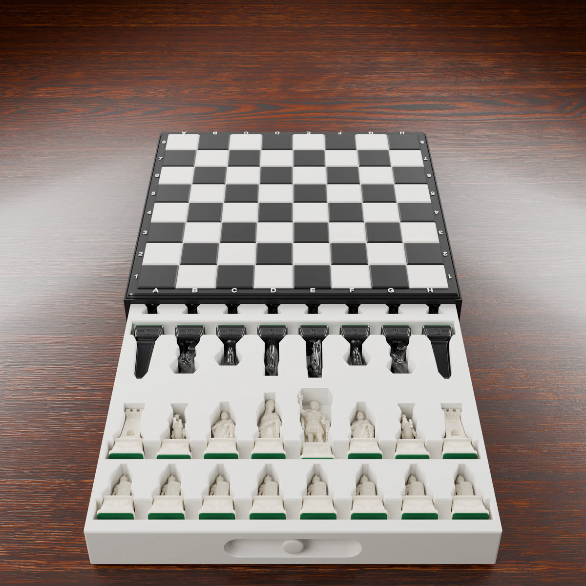 Pièces d'échecs Rome contre Égypte — set de 32