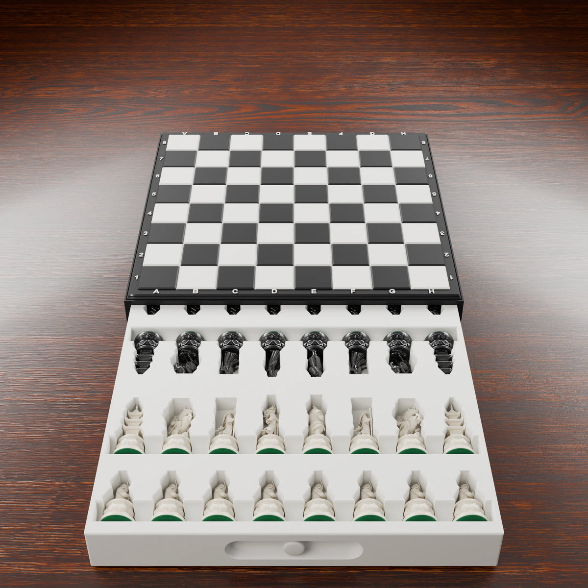 Pièces d'échecs Samouraï — set de 32