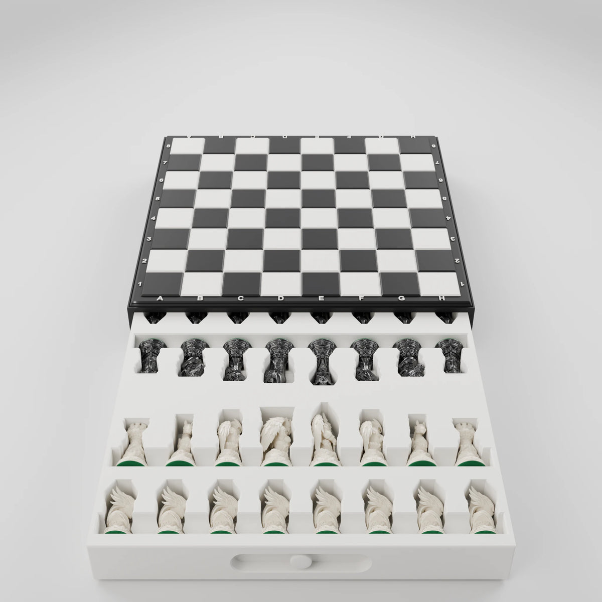 Jeu d'échecs Anges & Démons — pack complet