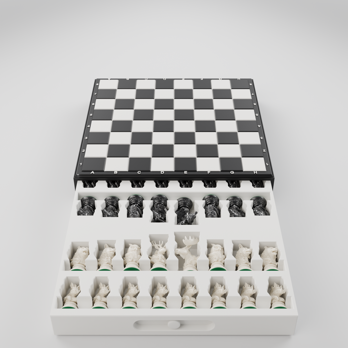 Coffret d'échecs Les Bêtes de la Forêt — photo 2
