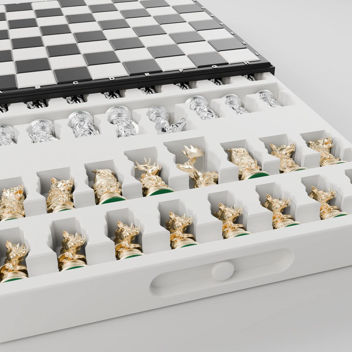 Forest Beasts Chess Set — complete pack