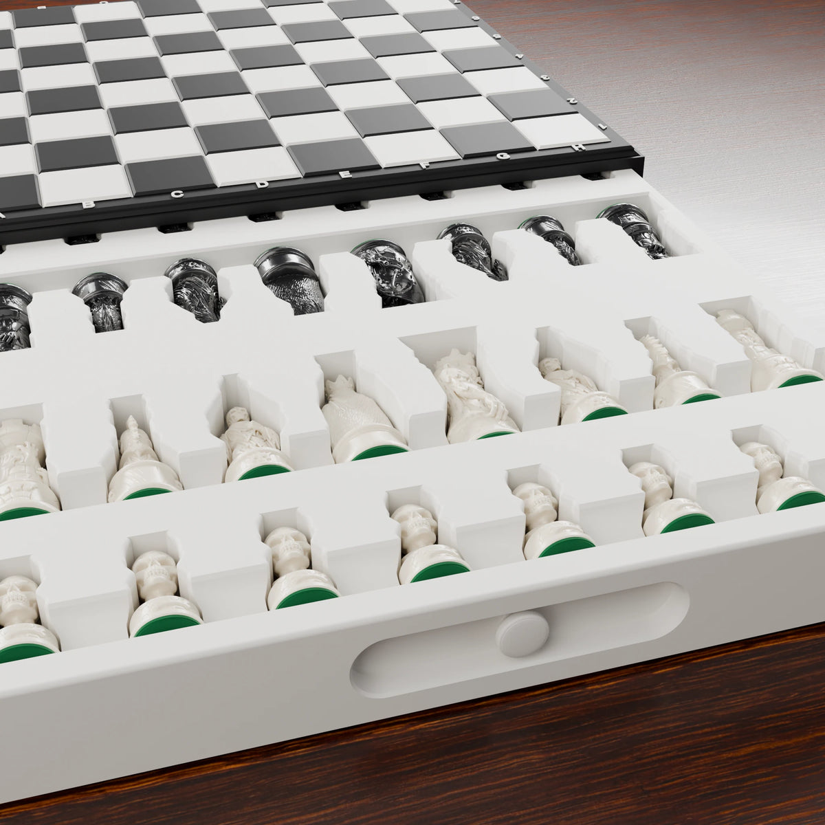 Pièces d'échecs Zombies — set de 32