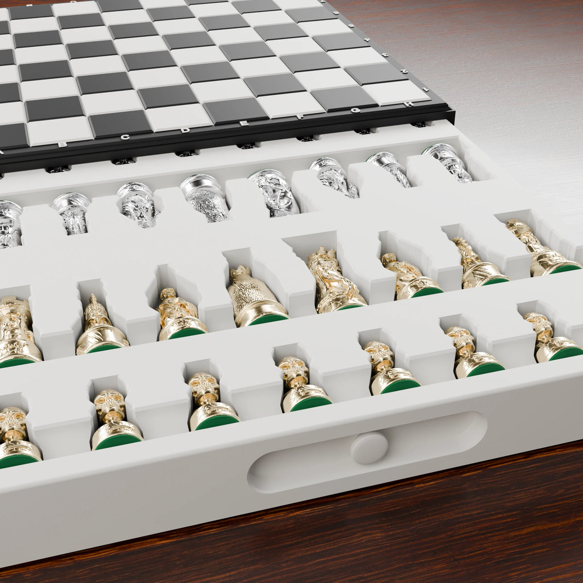Pièces d'échecs Zombies — set de 32
