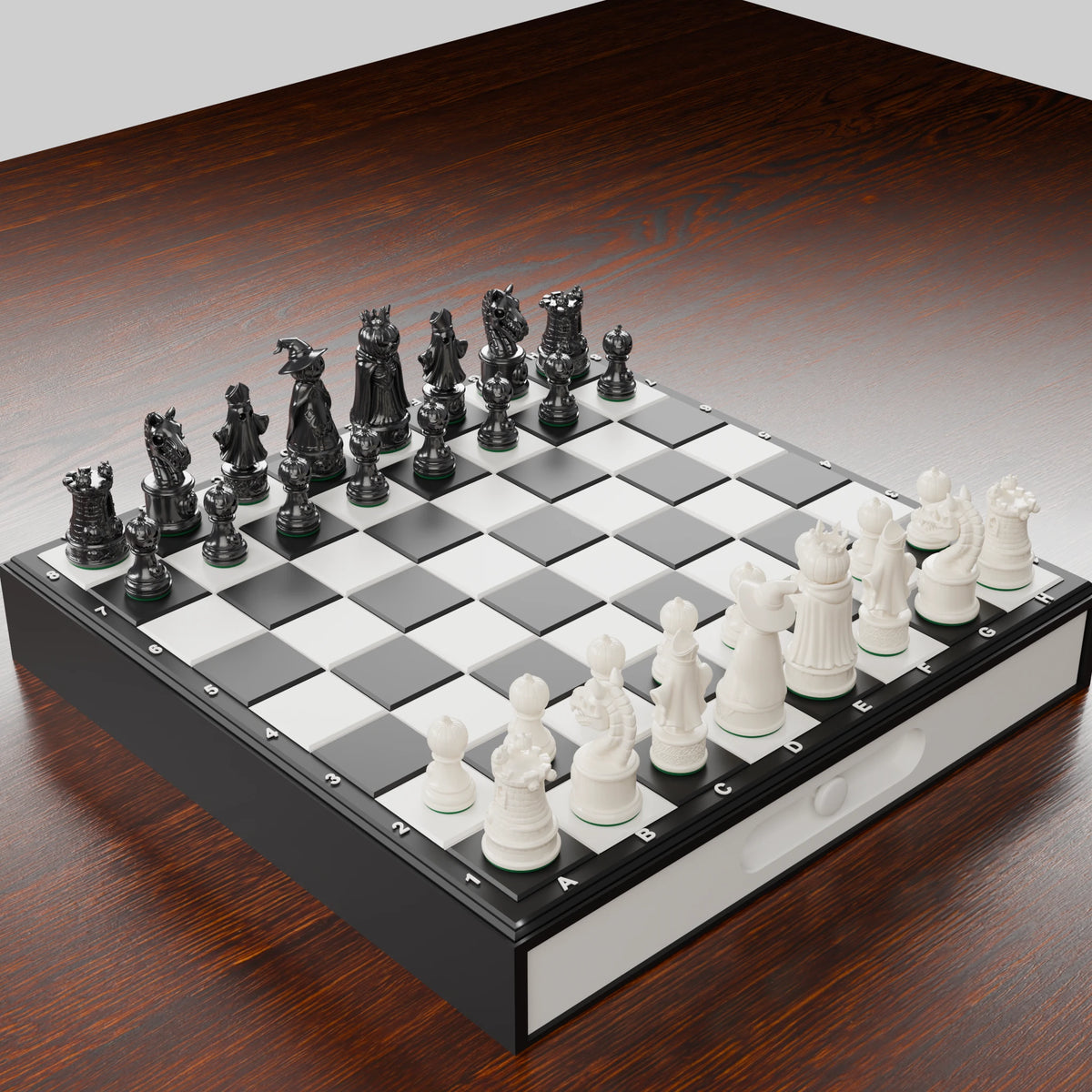 Pièces d'échecs Halloween — set de 32