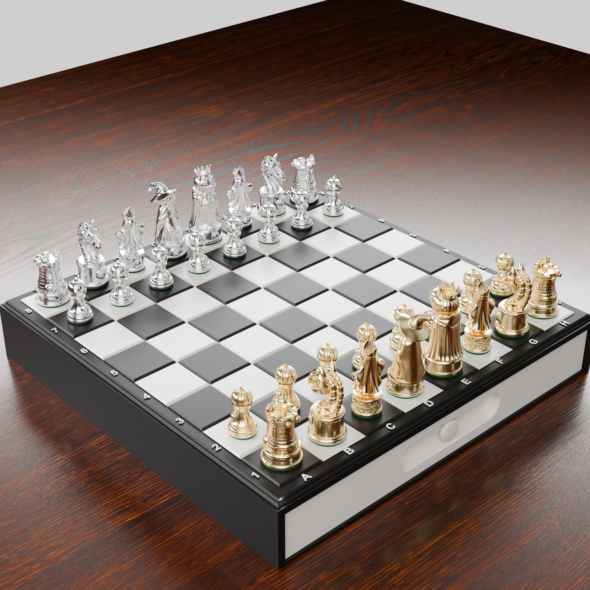 Pièces d'échecs Halloween — set de 32