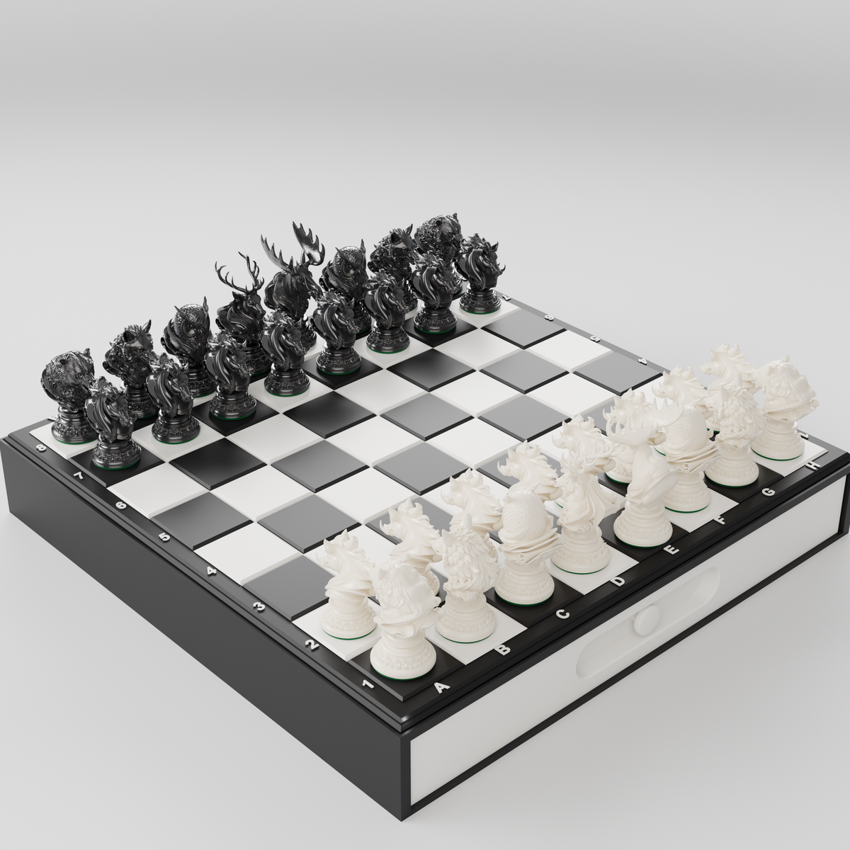 Coffret d'échecs Les Bêtes de la Forêt — photo 4