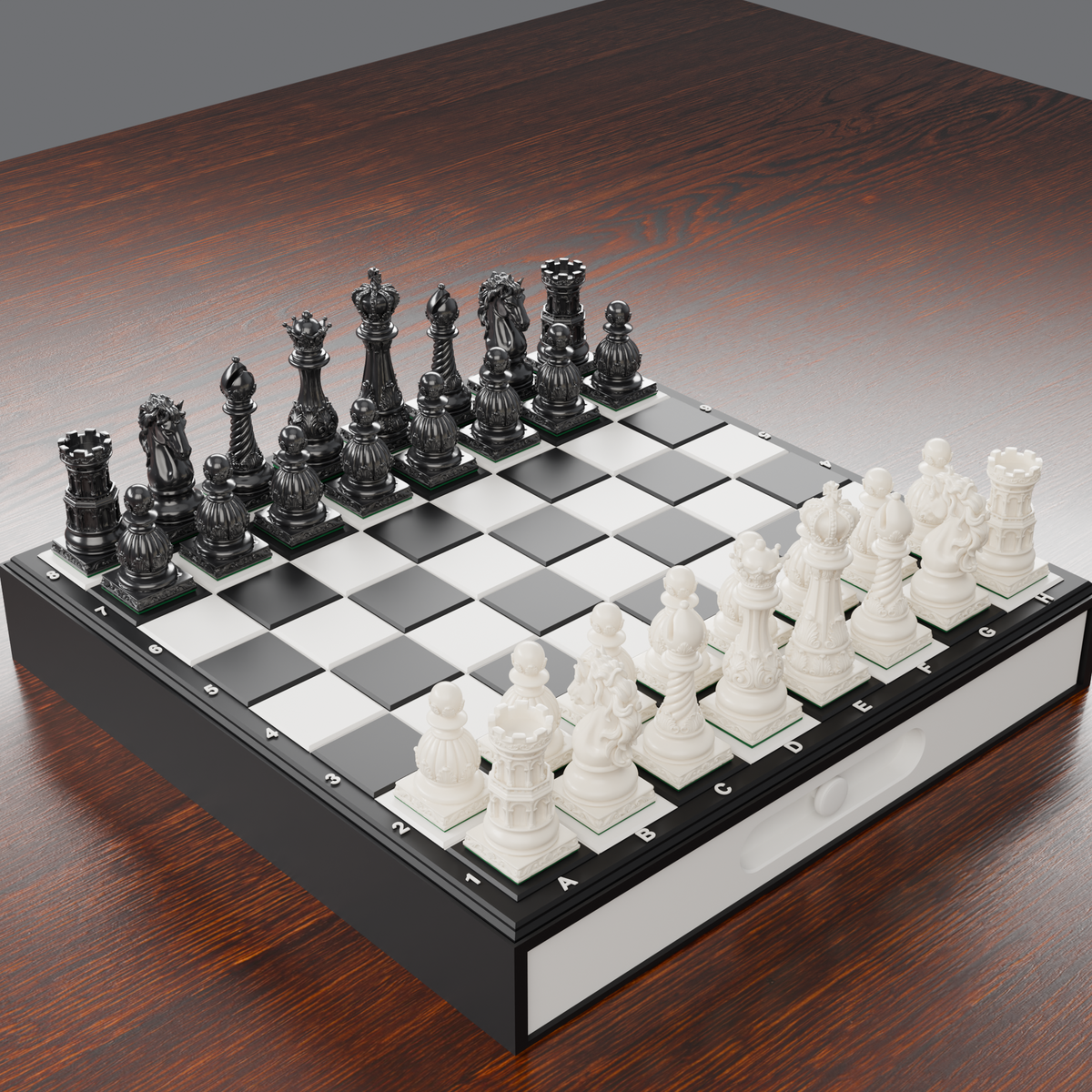 Coffret d'échecs Baroque — photo 4