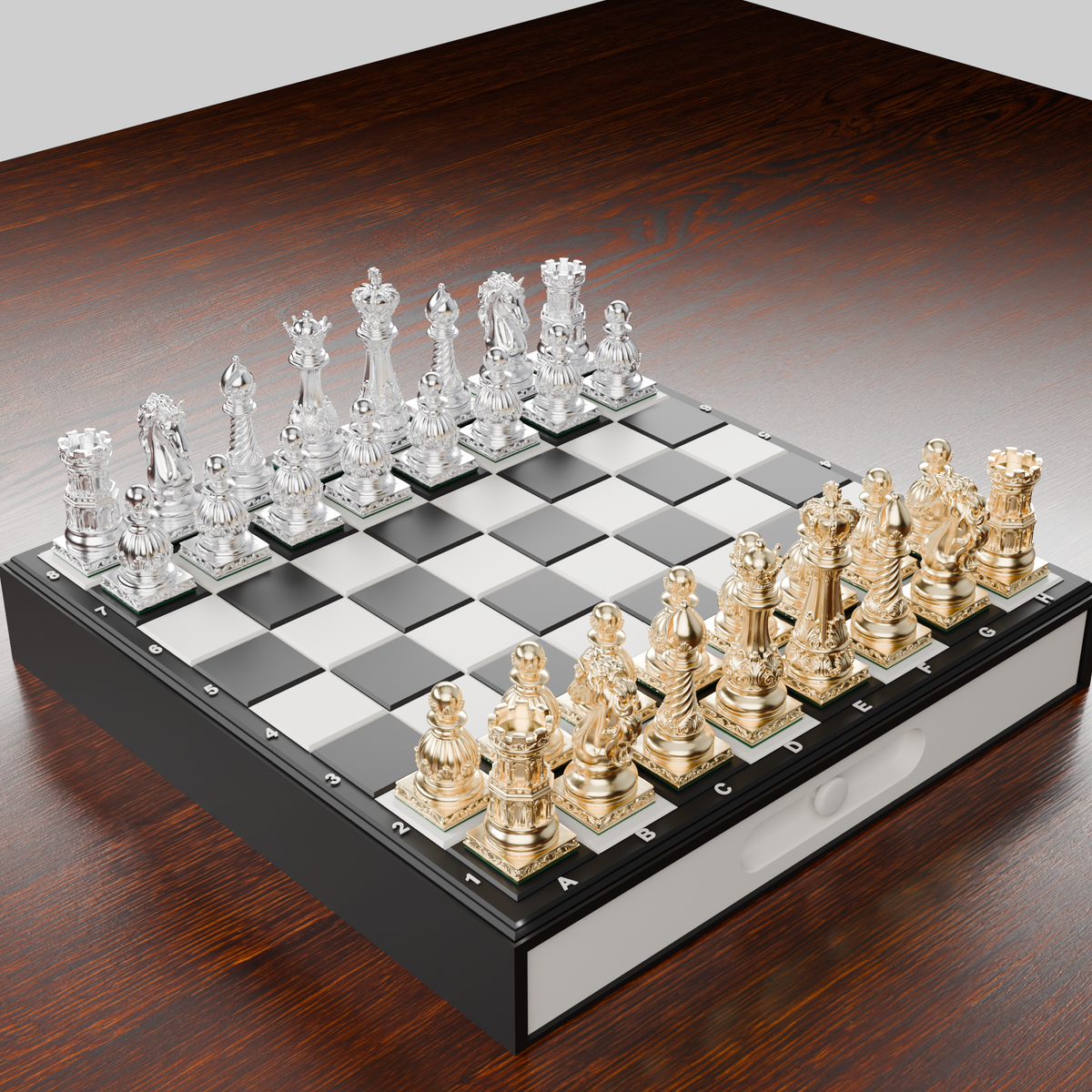 Jeu d'échecs Baroque — pack complet