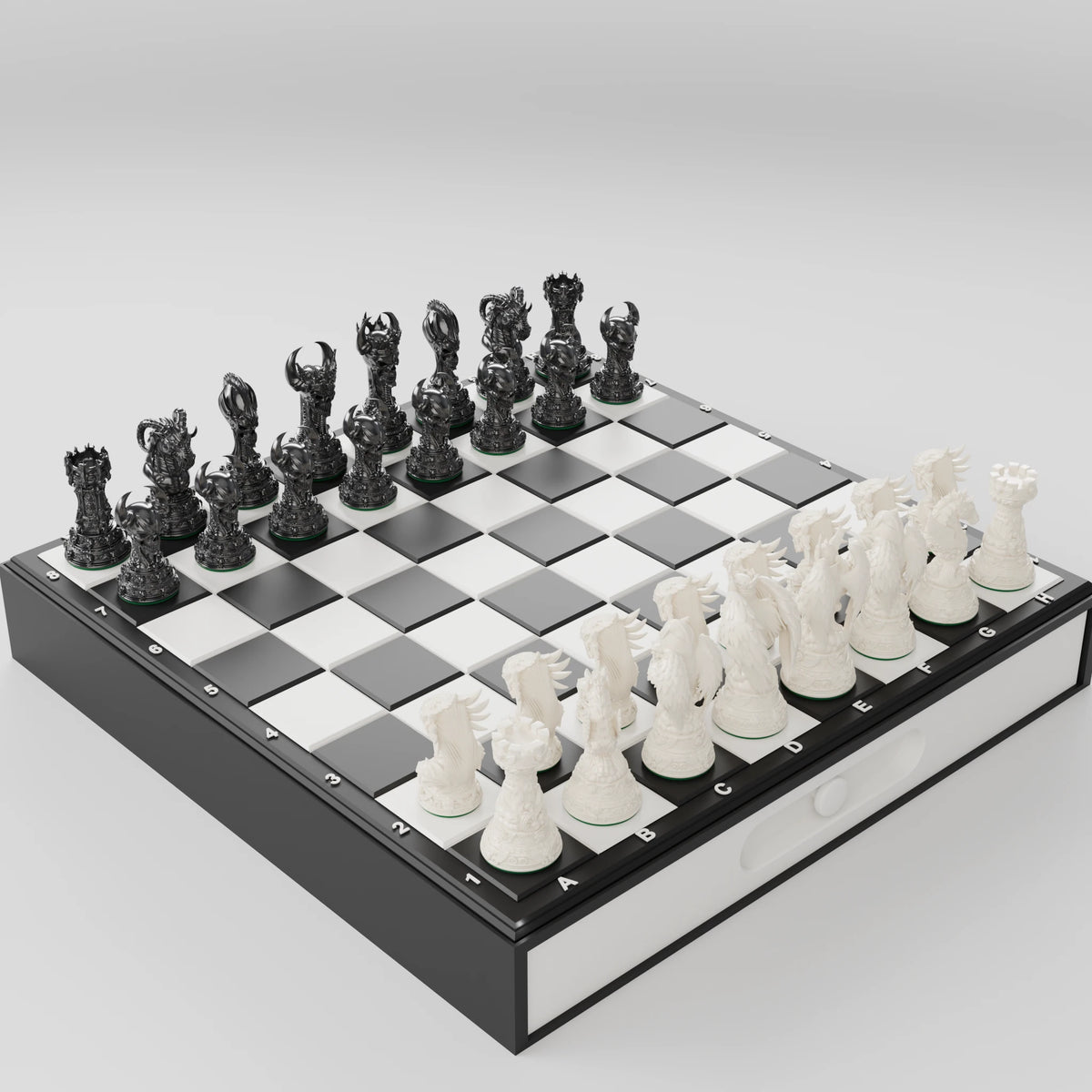Jeu d'échecs Anges & Démons — pack complet