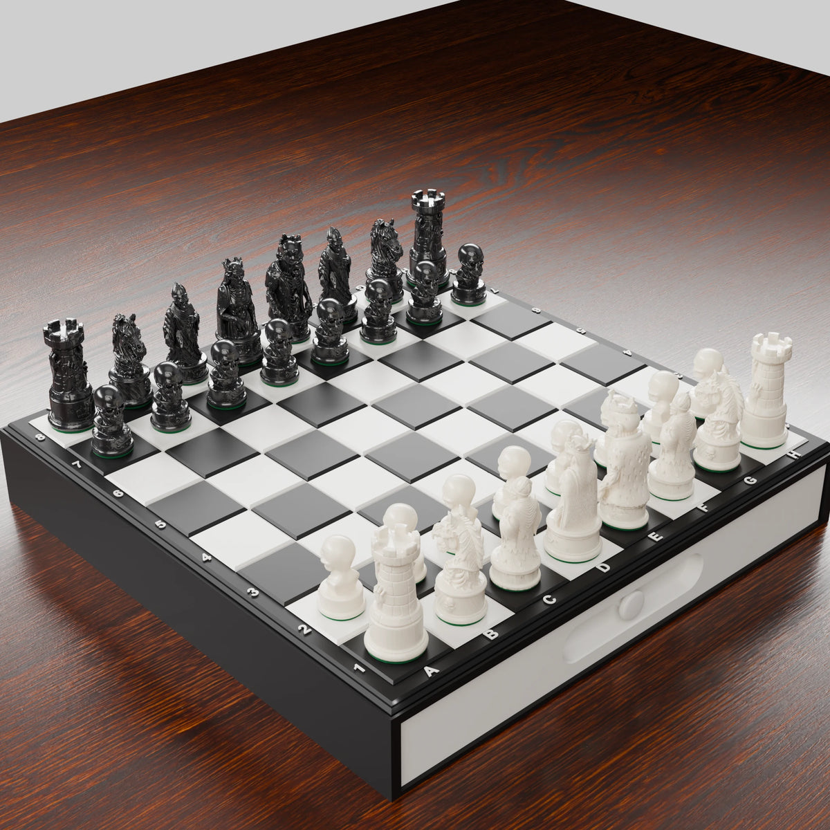 Jeu d'échecs Zombies — pack complet