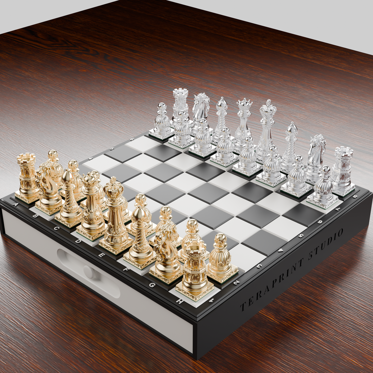 Jeu d'échecs Baroque — pack complet