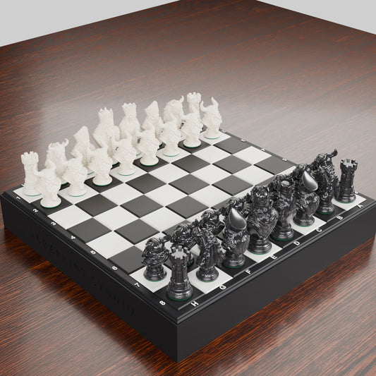 Pièces d'échecs Nordique — set de 32