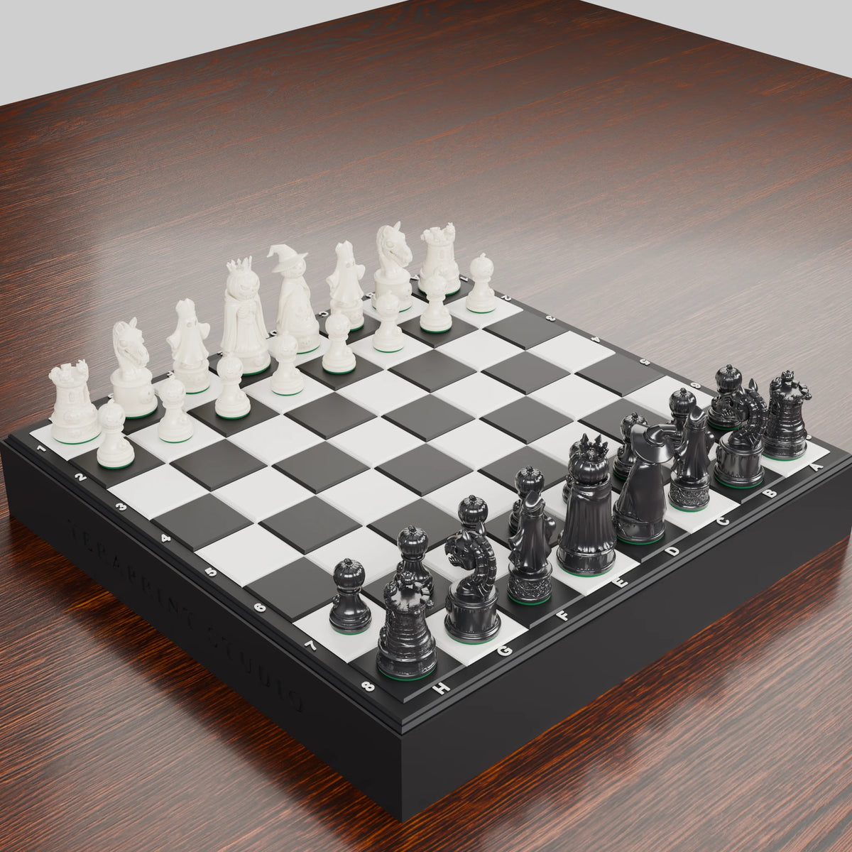 Jeu d'échecs Halloween — pack complet