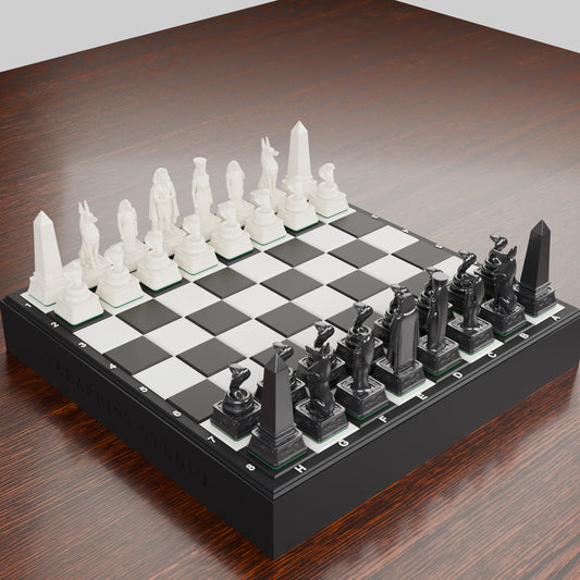 Pièces d'échecs Égypte Antique — set de 32