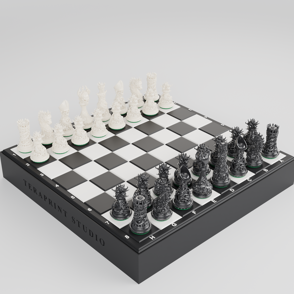 Jeu d'échecs Gothique — pack complet