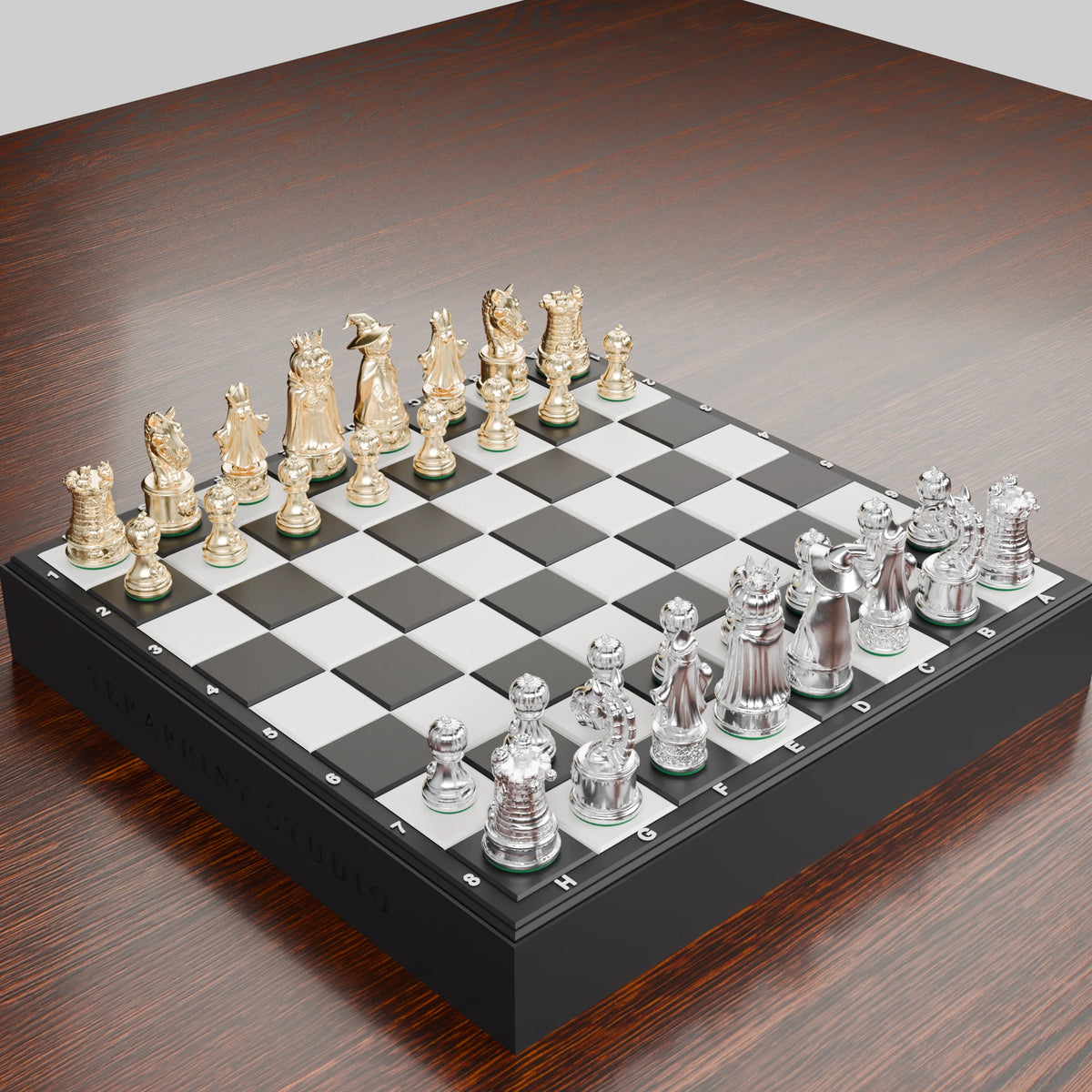 Pièces d'échecs Halloween — set de 32