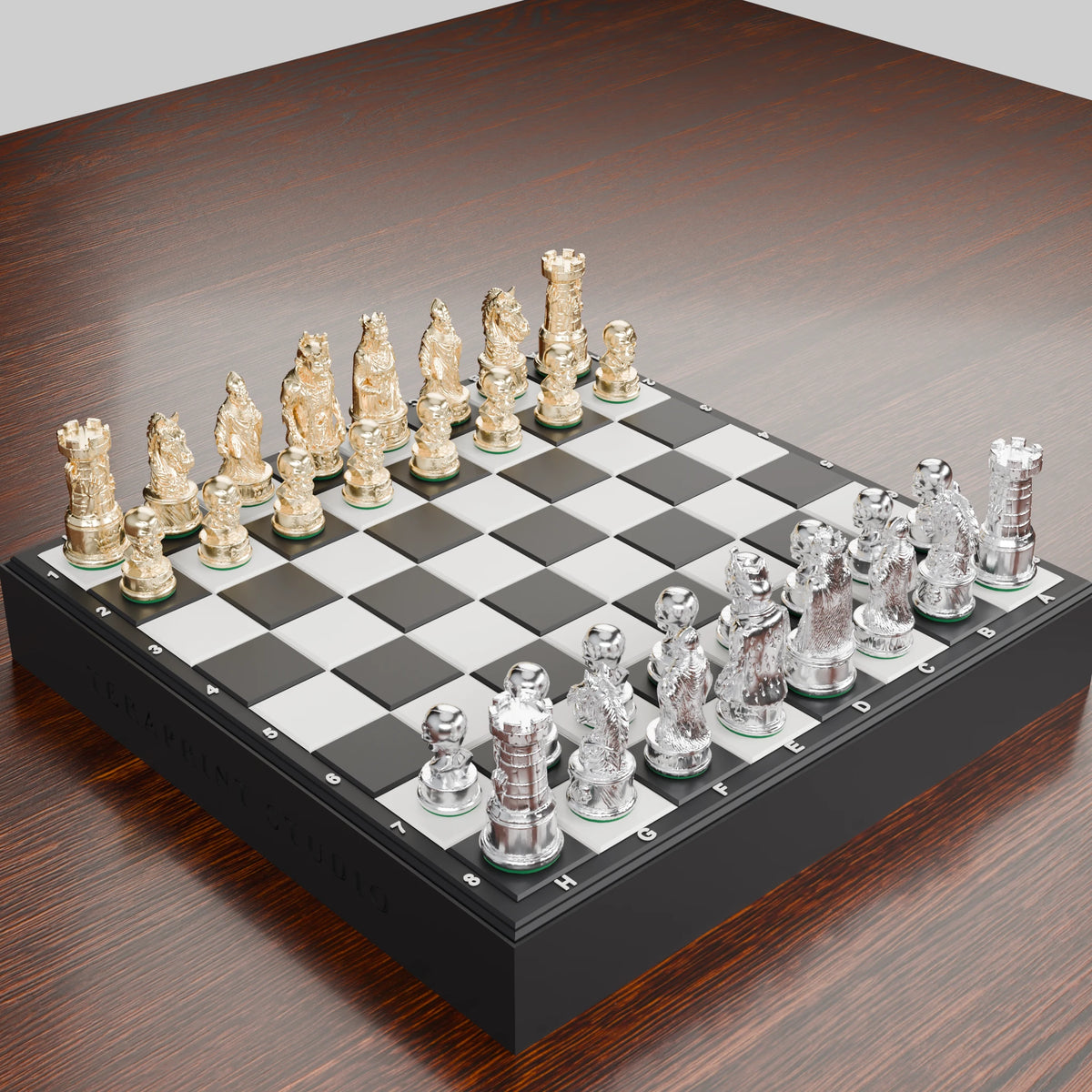 Pièces d'échecs Zombies — set de 32