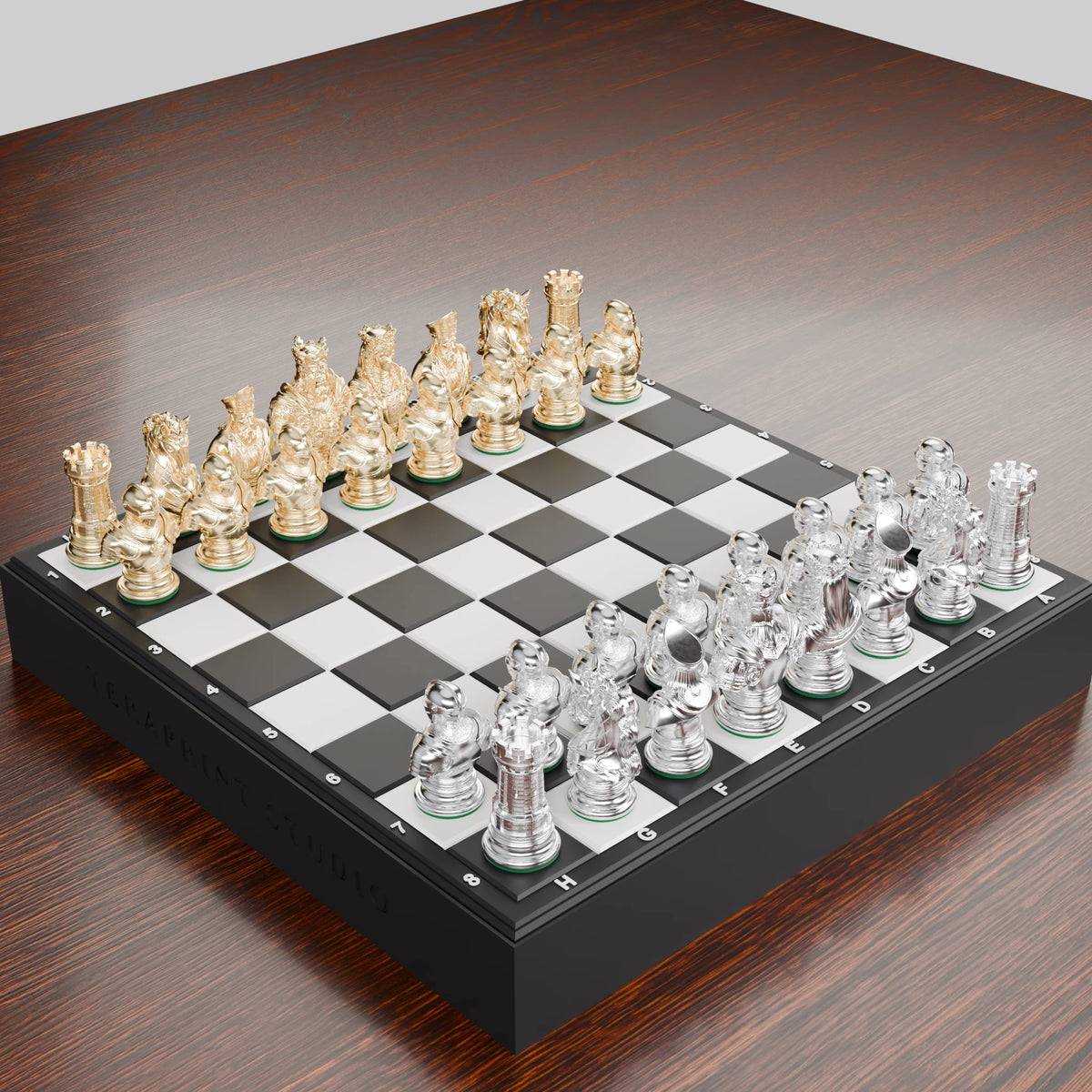 Pièces d'échecs Médiéval — set de 32