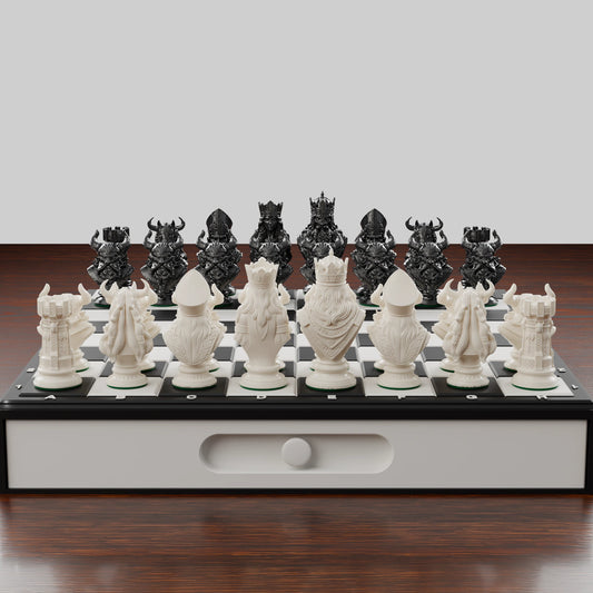 Jeu d'échecs Nordique — pack complet