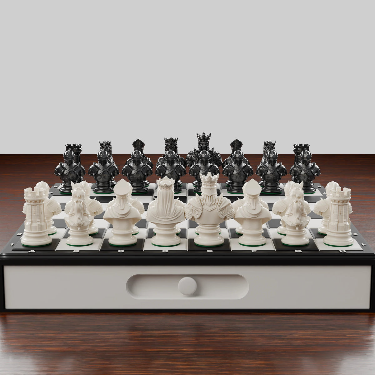 Pièces d'échecs Médiéval — set de 32