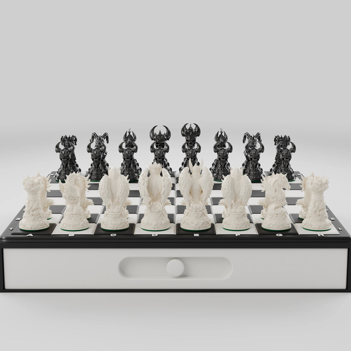 Jeu d'échecs Anges & Démons — pack complet