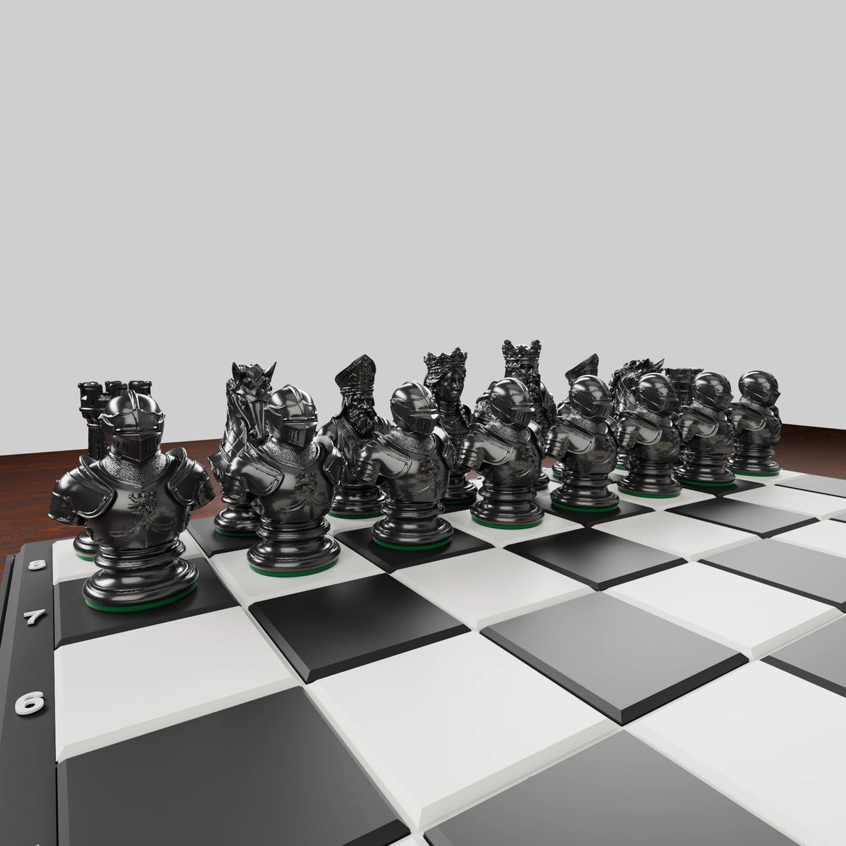 Jeu d'échecs Médiéval — pack complet